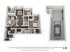 B3 Floor Plan B3 Floor Plan at Villas at Stone Oak Ranch, Austin, TX, 78727